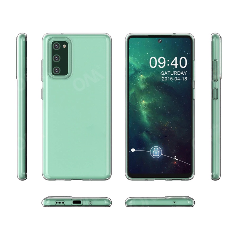 Ốp lưng Samsung S20 Fe Dẻo trong suốt- Loại Dày lâu ố vàng