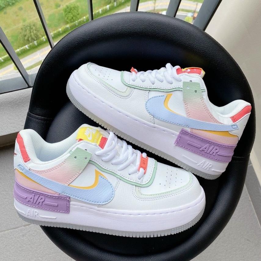 Giày Af1 Shadow Hồng Tím Gót Kim Cương-Ảnh Thật, AF1 SHADOW KEM XANH, AF1 SD KIM CƯƠNG, AF1 SD ĐẮNG