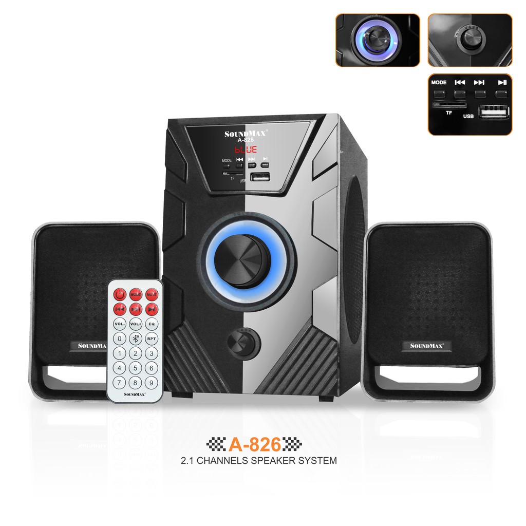 Loa vi tính Soundmax 2.1 chuyên nghe nhạc, xem phim