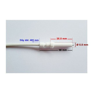 Combo 2 dây kim sứ đánh lửa dùng cho bếp ga âm