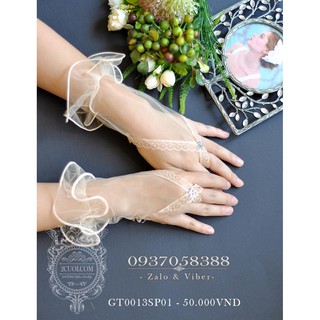 Găng tay cô dâu màu nude GT0013SP01