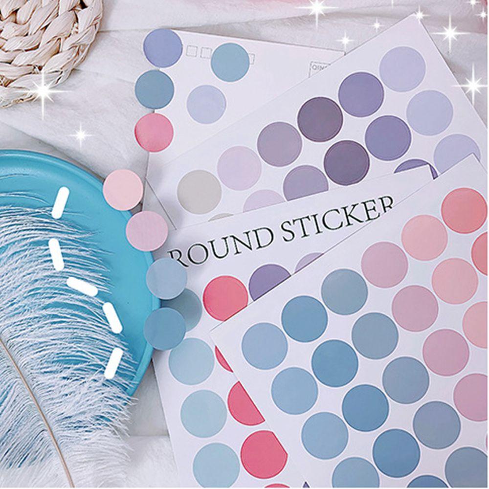 Nhãn Dán Chấm Tròn Họa Tiết Hoạt Hình Chống Nước Trang Trí Sổ Tay