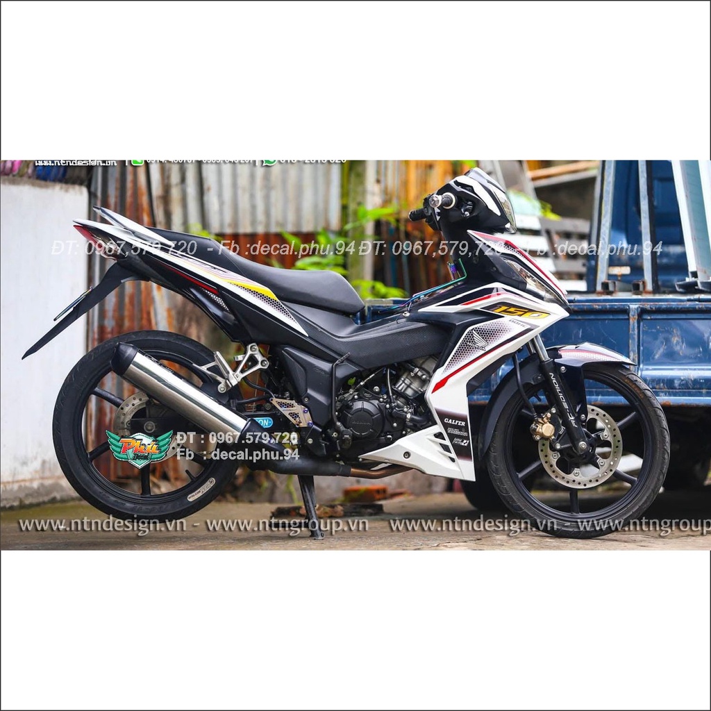 Tem rời Winner Trắng đỏ đen tổ ong (L)