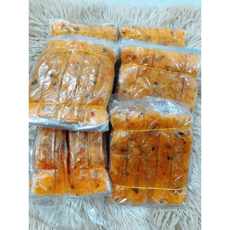 lẻ 5 bịch bánh tráng cuộn hành phi 26k