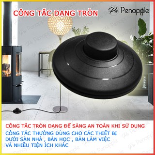 CÔNG TẮC DẠNG TRÒN MÀU ĐEN