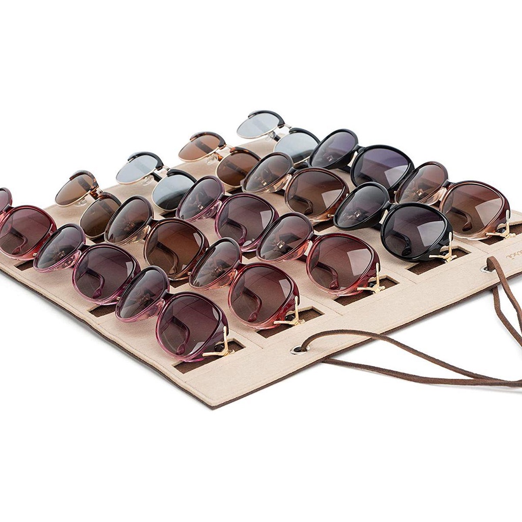 Giá Đỡ Kính Mát 15 Ngăn Tiện Lợi