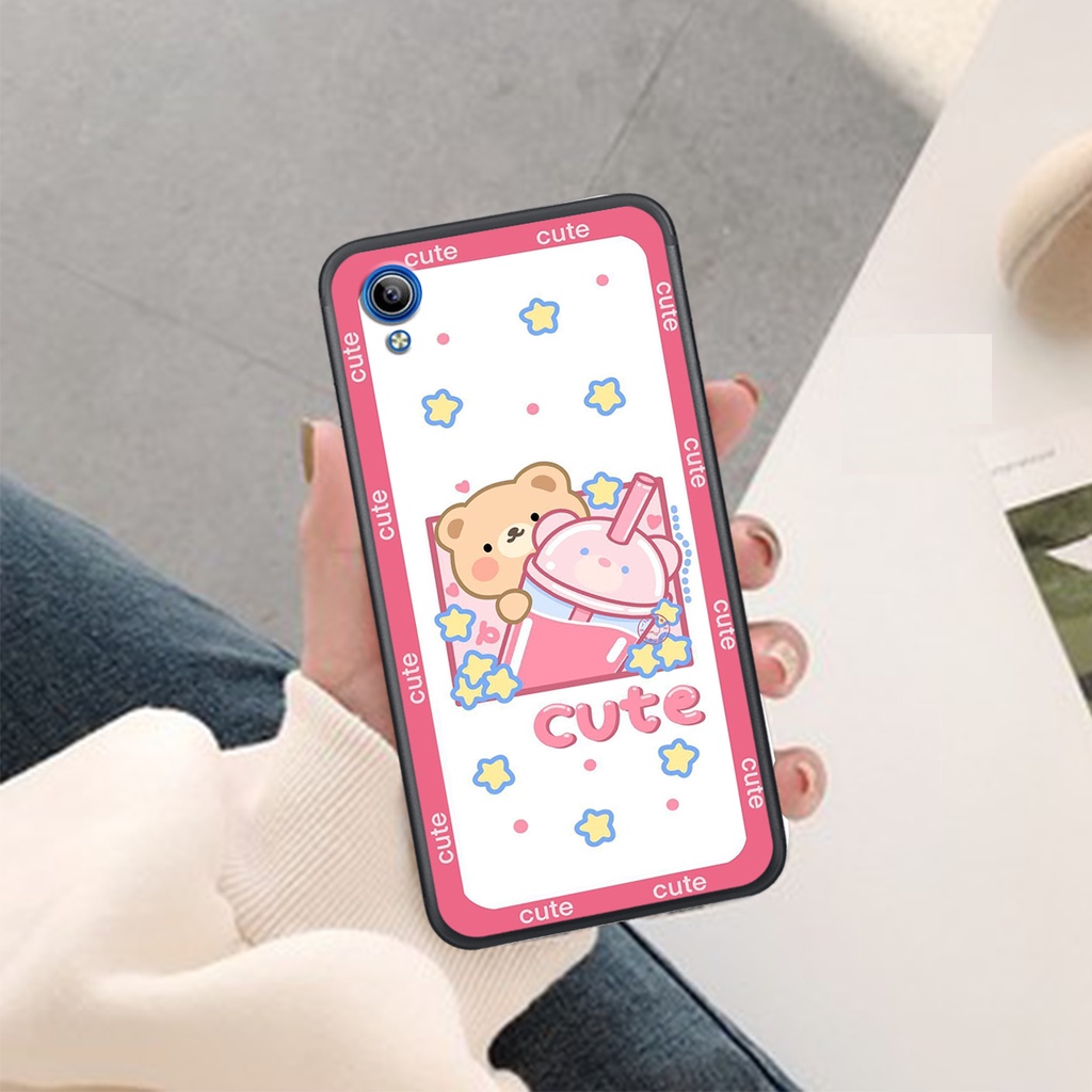 Ốp Lưng VIVO Y30 - Y50 - Y51 - Y91C  - Y93  , In Hình Gấu Cute, màu sắc bắt mắt.