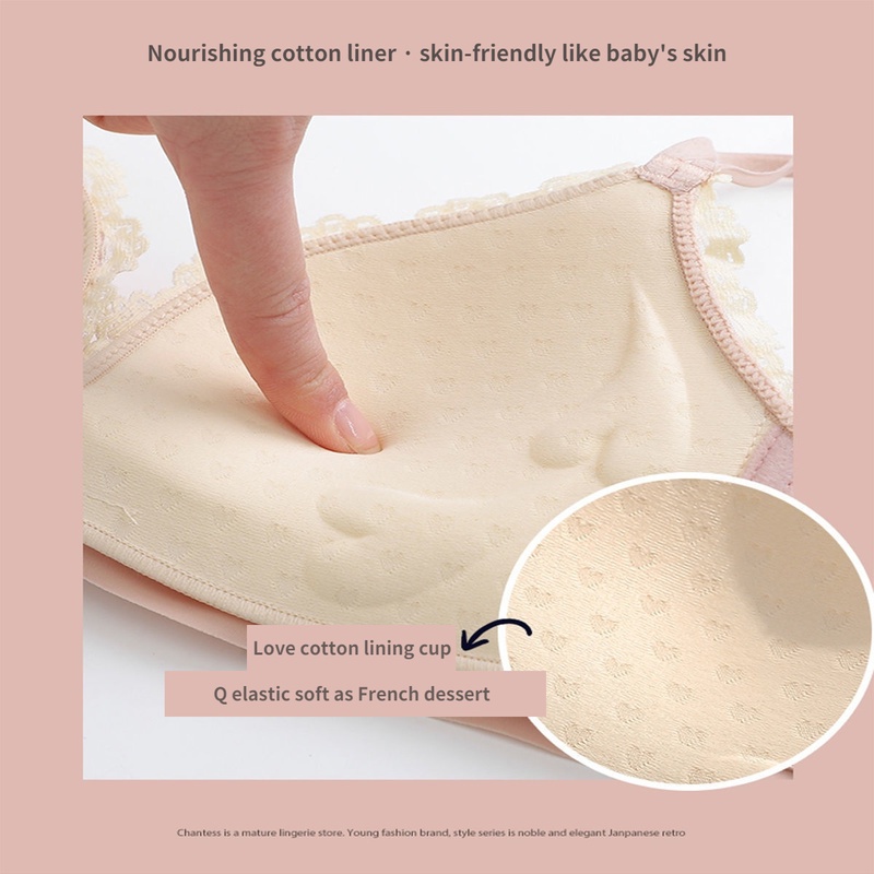 Áo Ngực Nhỏ Gọn Không Gọng Thép Xinh Xắn Kiểu Nhật Bản Cho Nữ