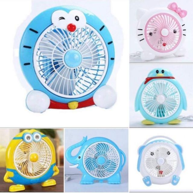QUẠT ĐỂ BÀN MINI HÌNH THÚ-phù hợp để bàn làm việc cho dân văn phòng