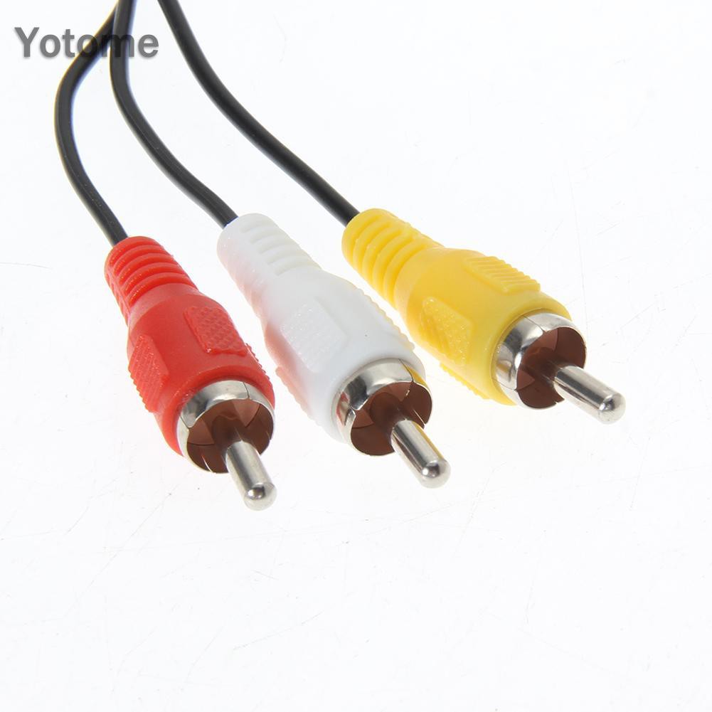 Dây Cáp Âm Thanh Hình Ảnh 6ft 1.8m Av Sang Rca Cho Sony Ps2 Ps3 Playstation