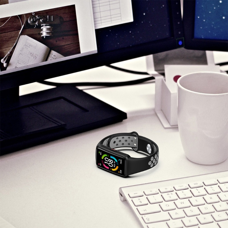 Dây Đeo Đồng Hồ Thông Minh 6 Băng Đô 6 Bản Cài Khóa Có Thể Điều Chỉnh Cho honor band 6 / 6