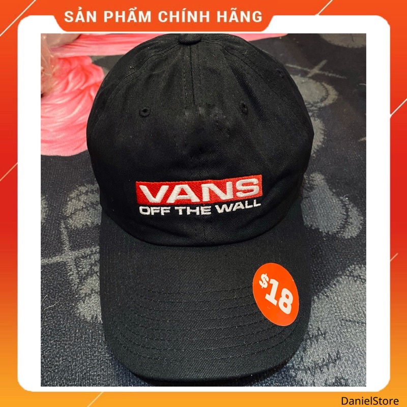 🚚  Nón Vans Chính Hãng Cap Block Curved Bill Jockey Black/Red