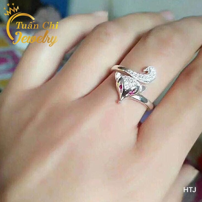 ❤️HOT❤️ Nhẫn Bạc Nữ, Nhẫn Hồ Ly Bạc 925 Cao Cấp, Mang Lại May Mắn, Tài Lộc