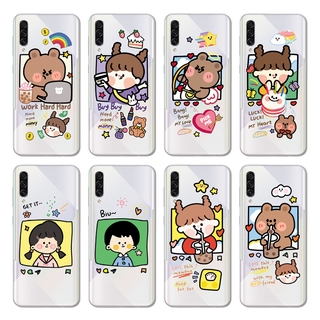 Ốp điện thoại silicon mềm nhiều hoạ tiết xinh xắn tuỳ chọn cho Samsung Galaxy A9 A8 A7 A6 A5 Plus 2018/A750 A9S