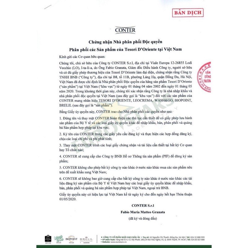 Sữa Tắm Nước Hoa Tesori D' Oriente Hoa Sen 500ml kèm vòi | BigBuy360 - bigbuy360.vn