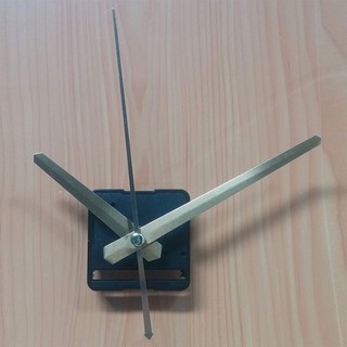 Máy đồng hồ treo tường đài loan kim trôi loại tốt và bộ kim 11cm vàng ánhShop Nguyễn Tú