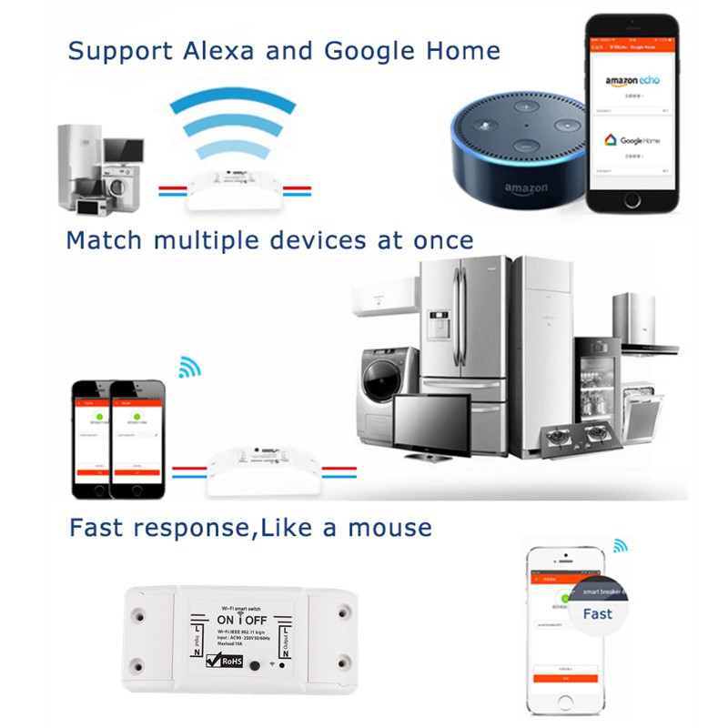 Công tắc thông minh điều khiển đèn từ xa bằng app điện thoại cao cấp