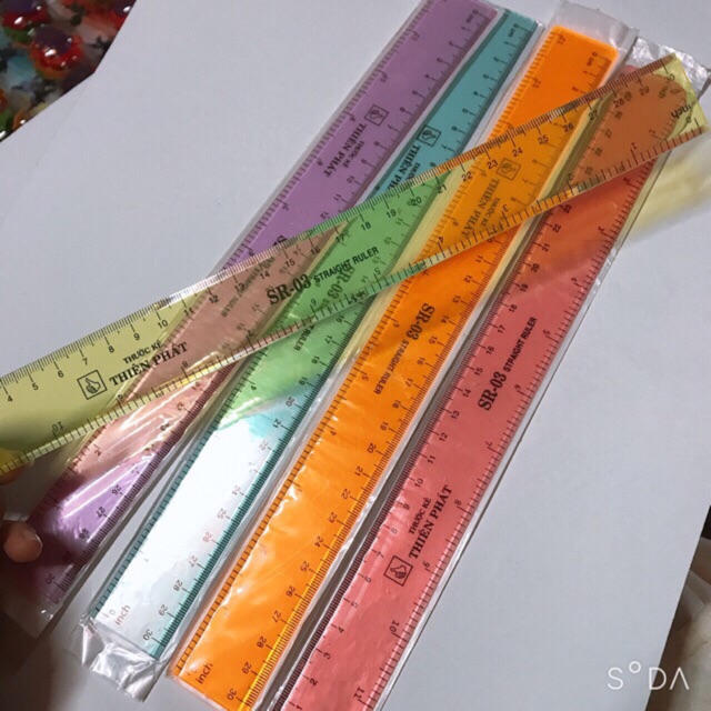 Thước kẻ 30cm thiên phát  (10 chiếc)