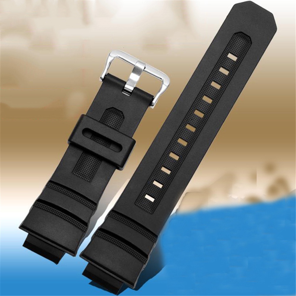 Dây Đeo Thay Thế Bằng Nhựa Resin Chống Nước Cho Đồng Hồ Thể Thao Casio G-SHOCK AW-591 AW-590 AWG-M100 101 16mm