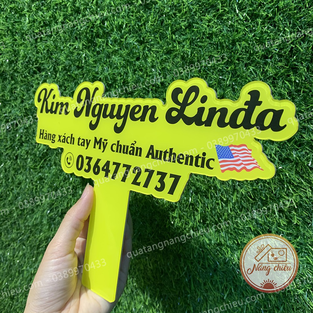 Hastag cầm tay, đạo cụ chụp hình chuyên nghiệp cho các shop bán hàng online, chất liệu mica