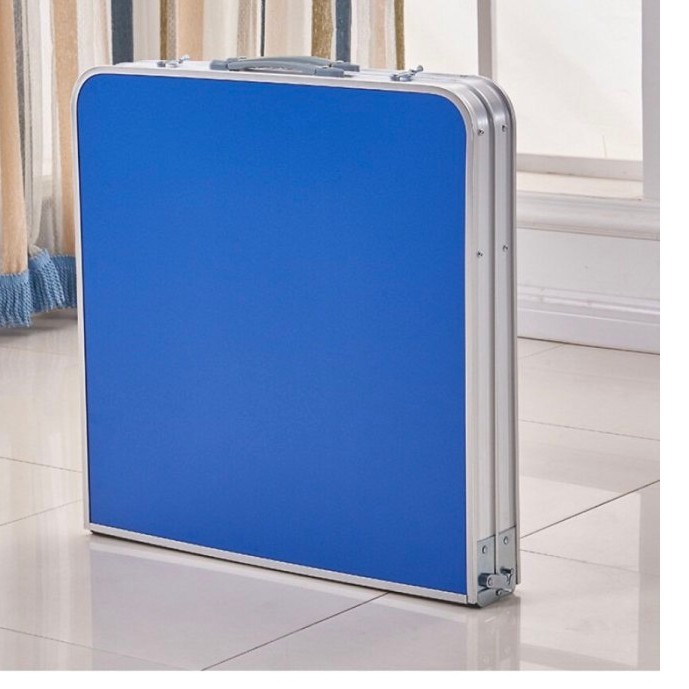 (CỰC ĐỈNH) BÀN NHÔM XẾP CẦM TAY DU LỊCH, DÃ NGOẠI NGOÀI TRỜI KIỂU VALI - 60X120CM GẤP ĐÔI