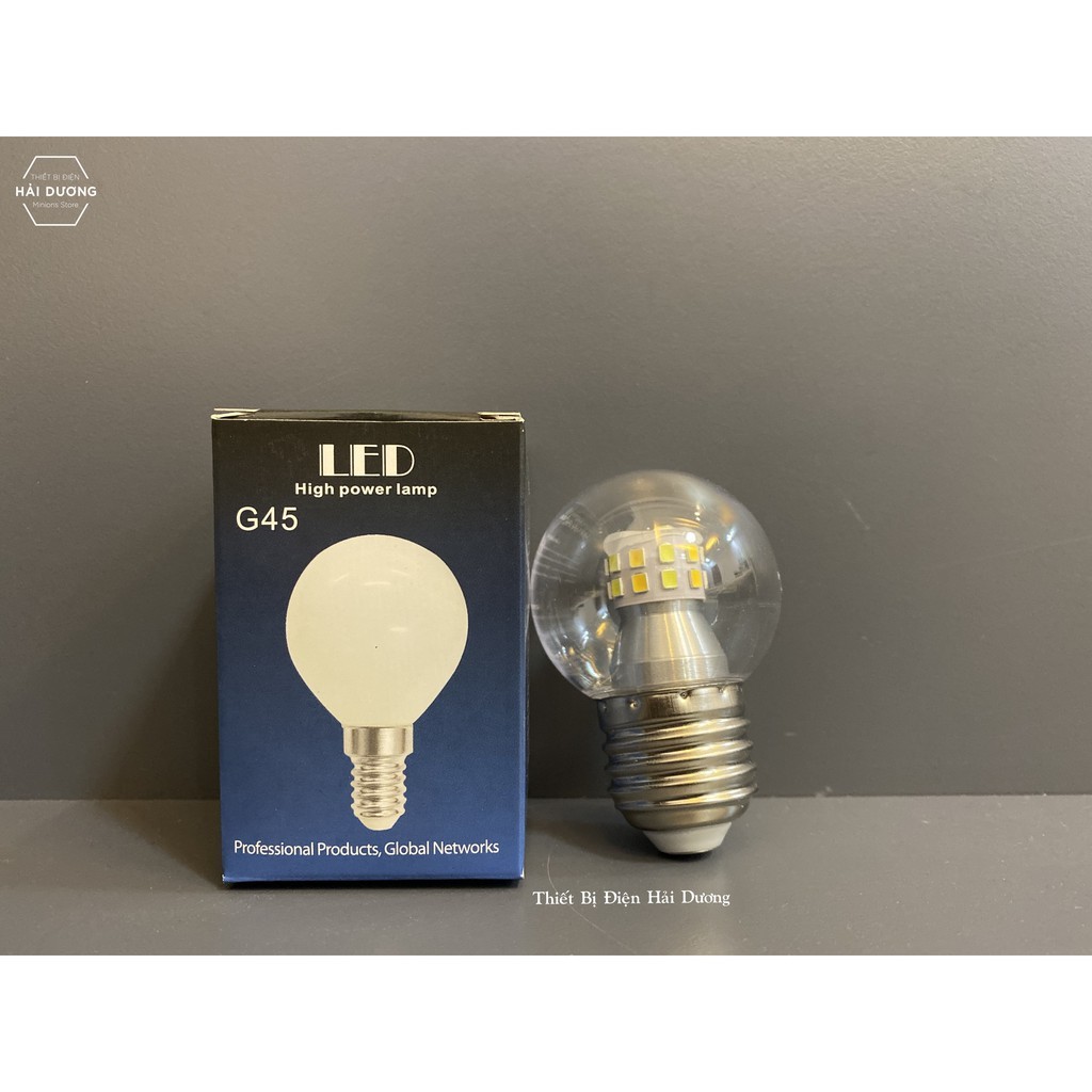 Bóng Đèn Led G45 3 Chế Độ Ánh Sáng 7w Trắng - Vàng - Trung Tính Đui E27  Chip led siêu sáng - Bảo hành 2 năm