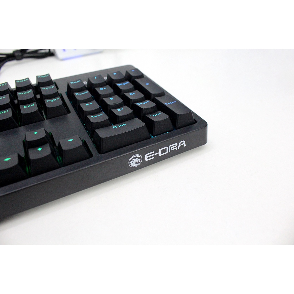 Bàn phím cơ chơi game có dây E-Dra EK3104V2 RGB - Bản 2022 - Led RGB- EDra switch - Cáp Type-C