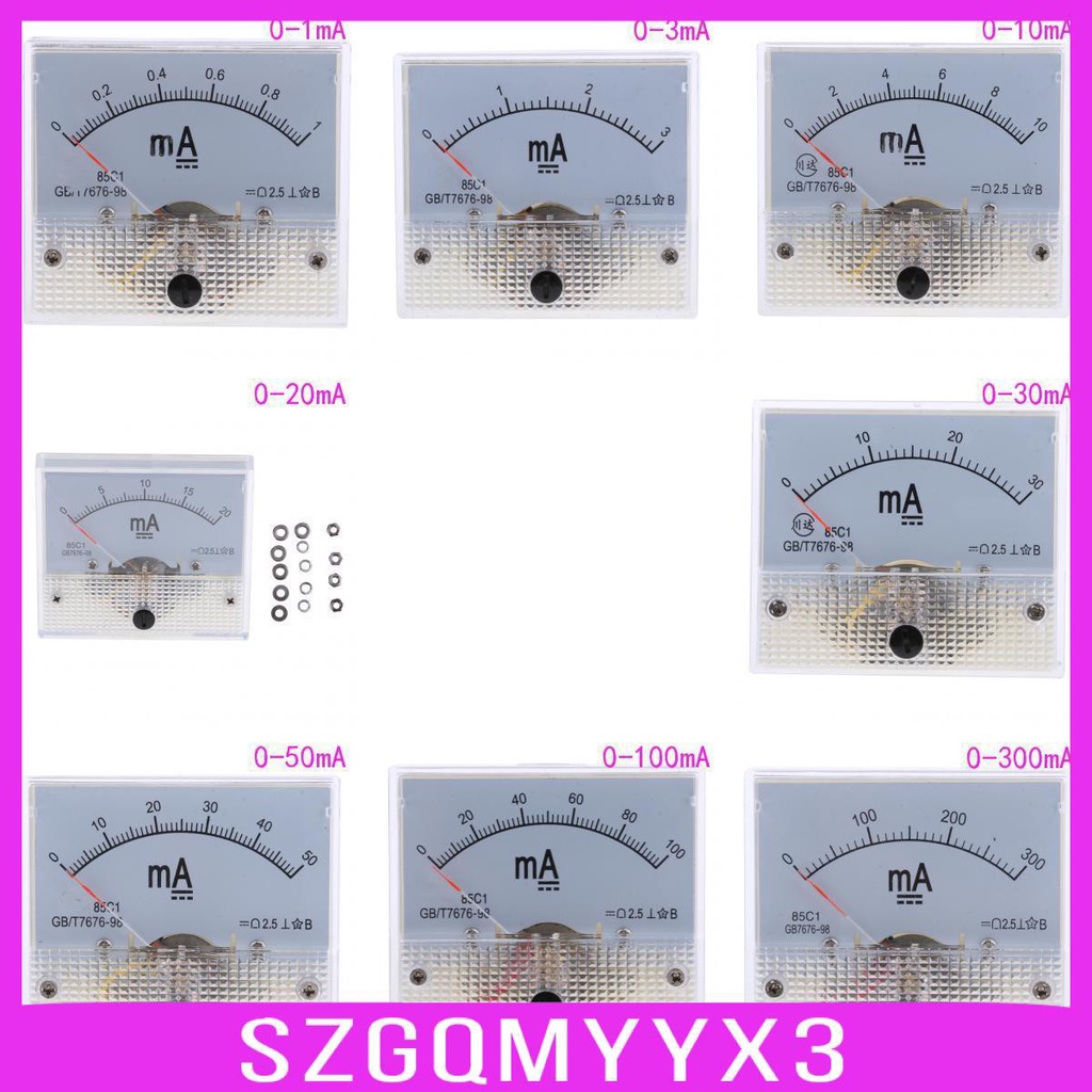 [Toolroom] Đồng Hồ Đo Dòng Điện DC Ammeter Analog