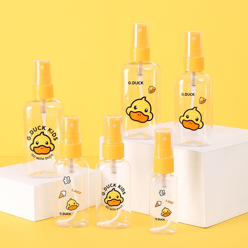 Chai rỗng xịt phun sương chiết cồn mang đi du lịch mini