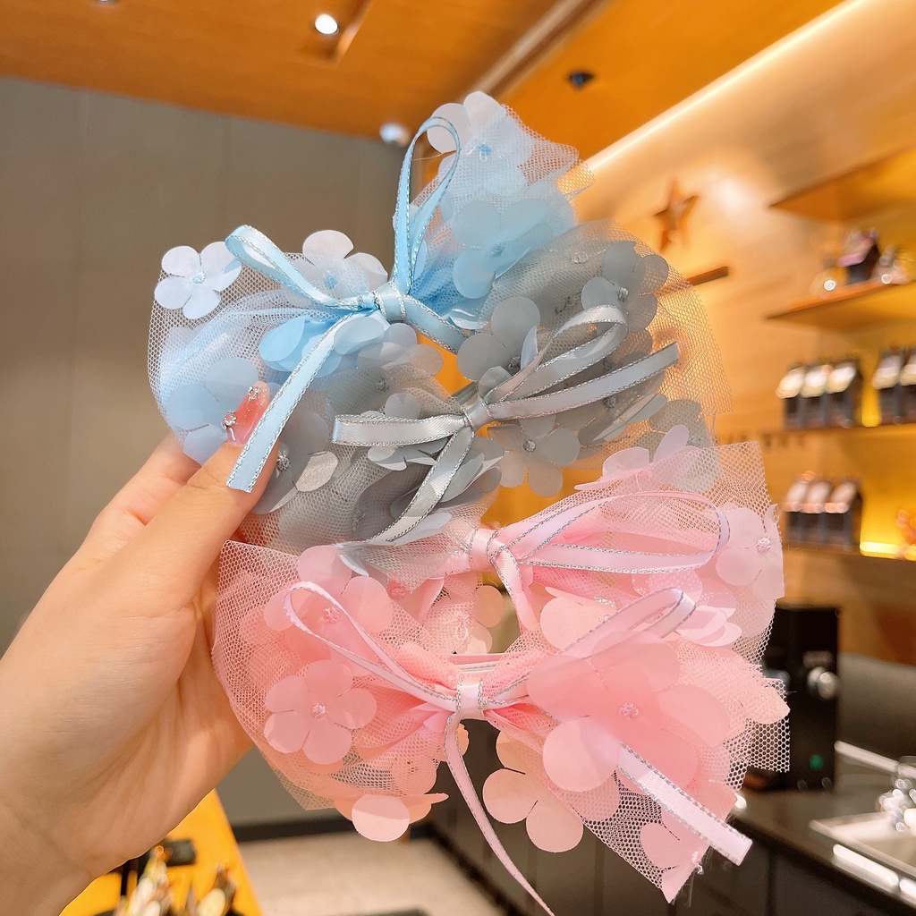 Kẹp Tóc Nơ Ruy Băng Gạc 2022