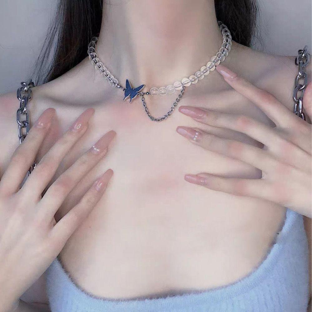 DIACHAVN Vòng cổ MặT Đá Trong SuốT