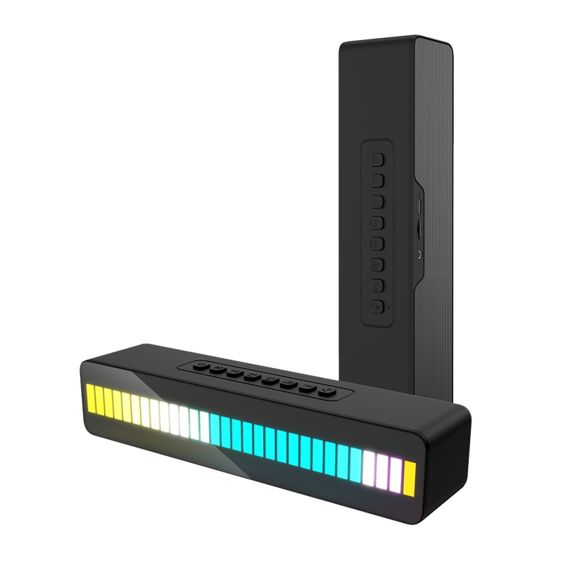Loa zzz Không Dây Âm Thanh Siêu Trầm Có Đèn RGB Nhiều Màu Sắc Cho Xe Hơi