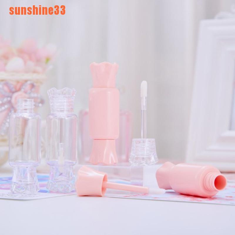 (Hàng Mới Về) Ống Rỗng Đựng Son Môi Hình Viên Kẹo Dễ Thương