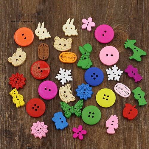 Bộ 100 khuy cài áo 2 lỗ 4 lỗ thiết kế độc đáo