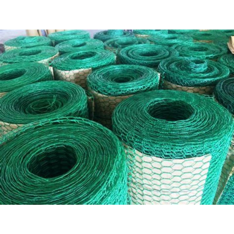 Lưới kẽm bọc nhựa,lưới mắt cáo bọc nhựa khổ 1m