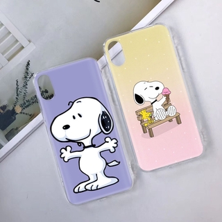 Ốp Điện Thoại Trong Suốt In Hình Chú Chó Snoopy Dễ Thương Cho Iphone 11 12 Mini X Xs Xr Pro Max Tb111