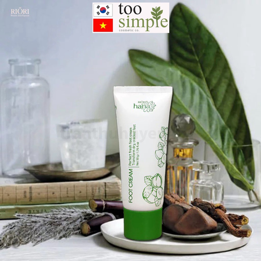 Kem Dưỡng Da Chân  RIORI HANA FOOT CREAM