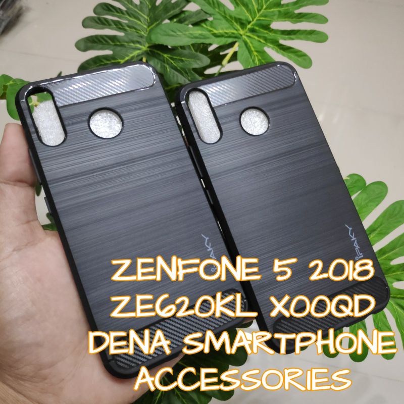 Ốp Lưng Mềm Bằng Sợi Carbon Cao Cấp Cho Zenfone 5 2018 ZE620KL X00QD