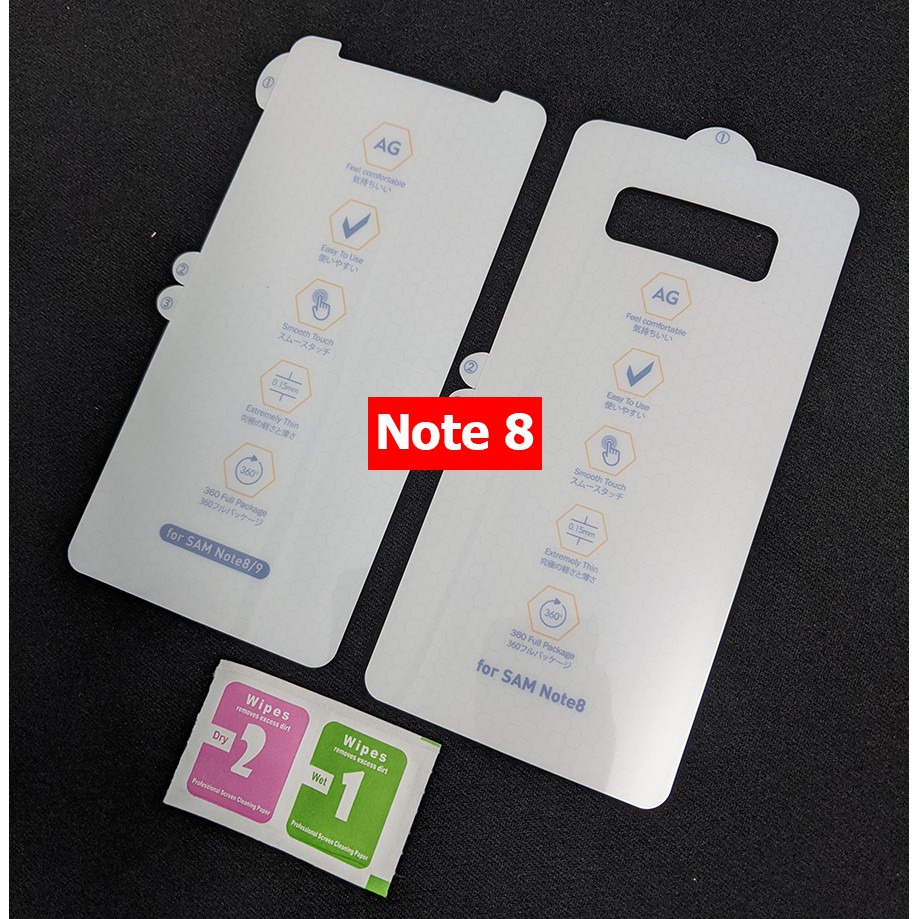 Dán PPF AG nhám chống xước Galaxy Note 8