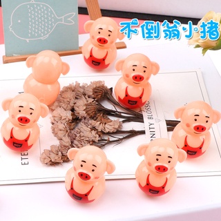 1 Đồ Chơi Lật Đật Hình Chú Heo Mini