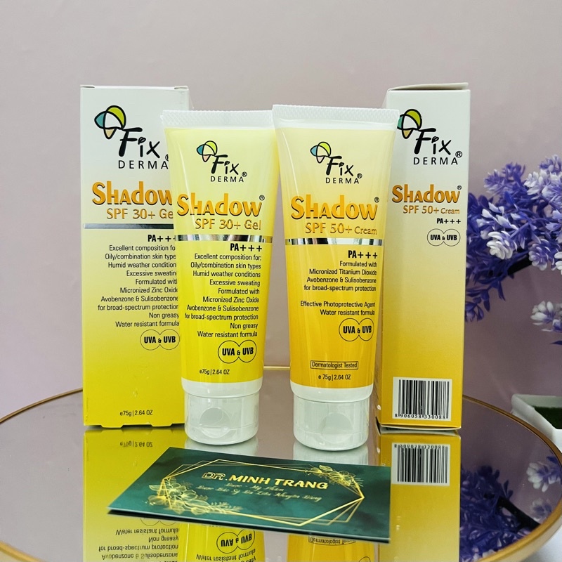✅Kem chống nắng Fixderma Shadow spf 50+/ spf30+