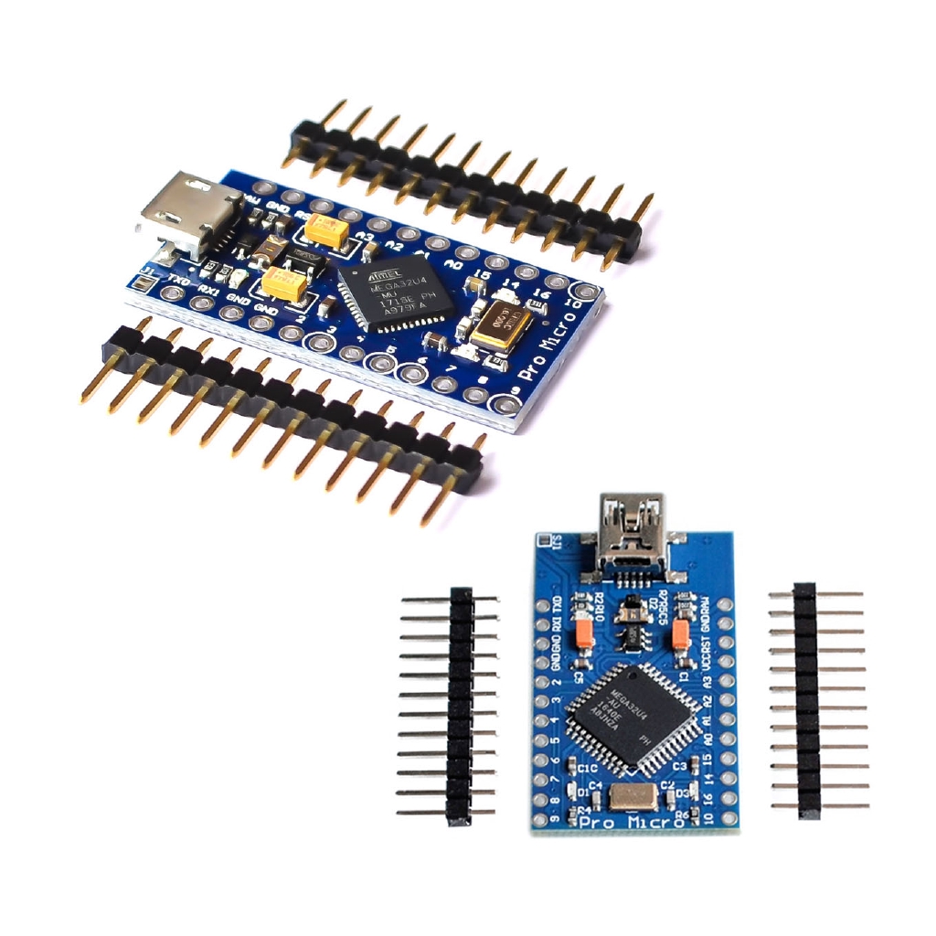 New Pro Micro for arduino ATmega32U4 5V/16MHz Module with 2 row pin header For Leonardo in stock . best quality