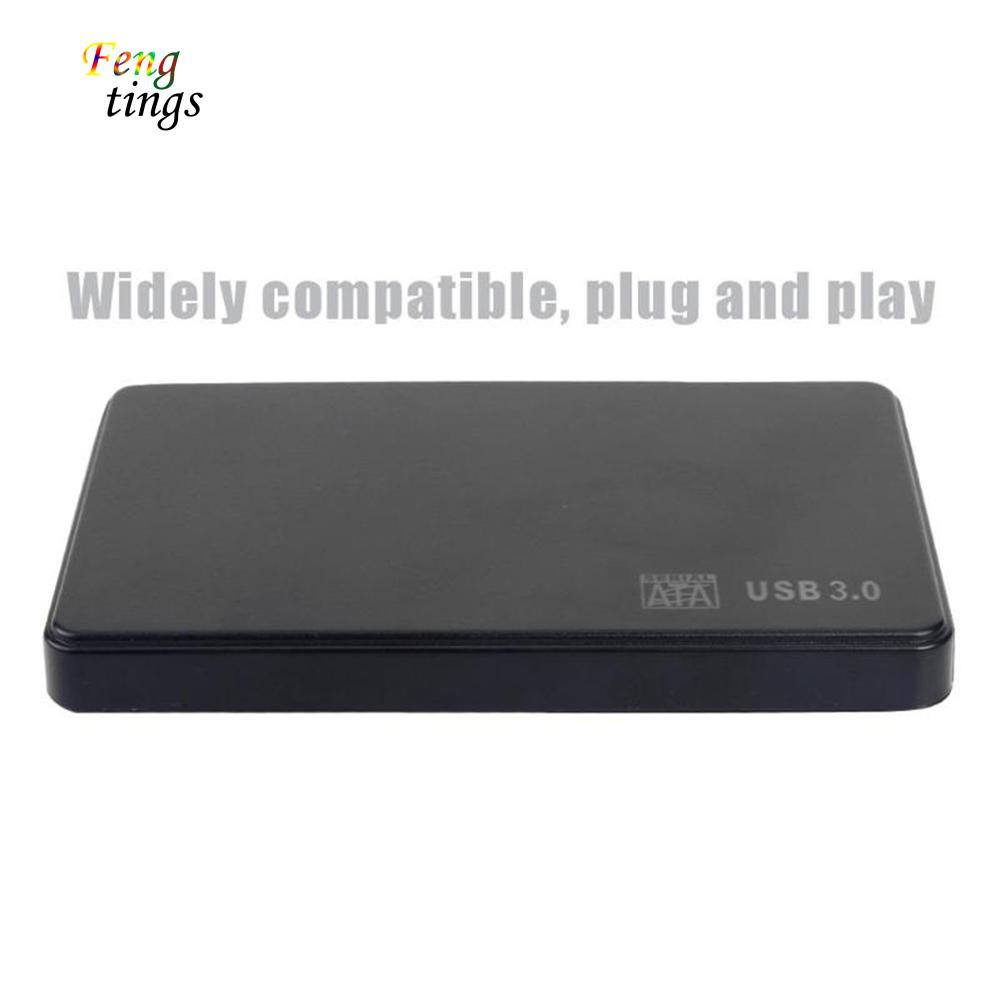 Portable 5Gbps USB 3.0 2.5 inch SATA External Hard Disk HDD SSD Case Box for PC