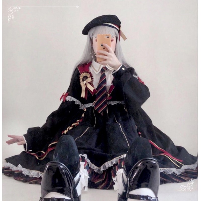 Fullset đầm OP Lolita switch Puppet Night chính hãng