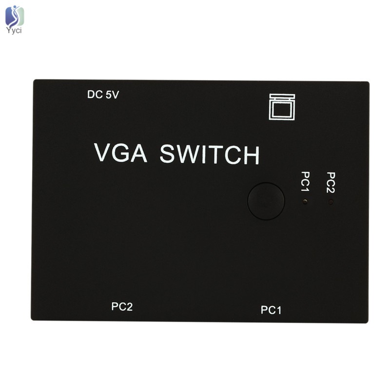 Bộ Chuyển Đổi Video 2 Cổng Vga Sang 2 Trong 1 Cho Hdtv Pc @ My