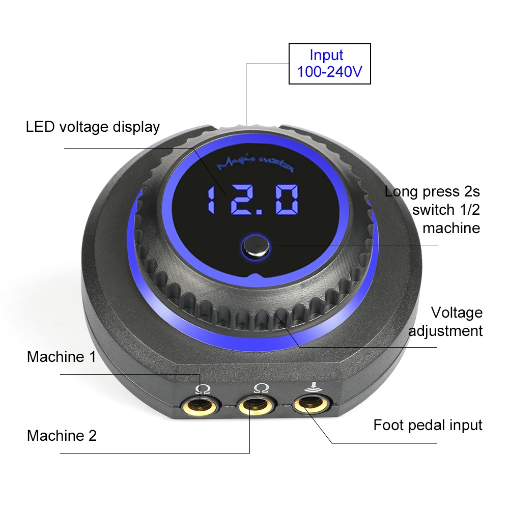 Bộ Nguồn Mini Cung Cấp Điện Cho 2 Máy Xăm