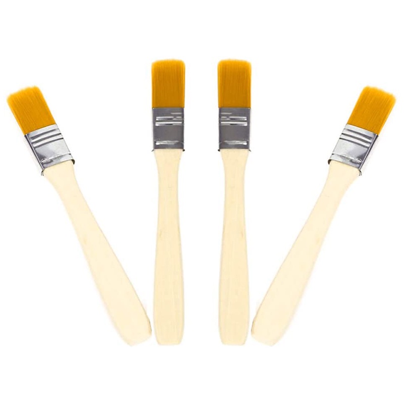 Bộ 30 Cọ Sơn Với Tay Cầm Bằng Gỗ Dùng Làm Sạch Và Loại Bỏ Bụi Bẩn / Son Bóng / Cọ Sơn Dầu