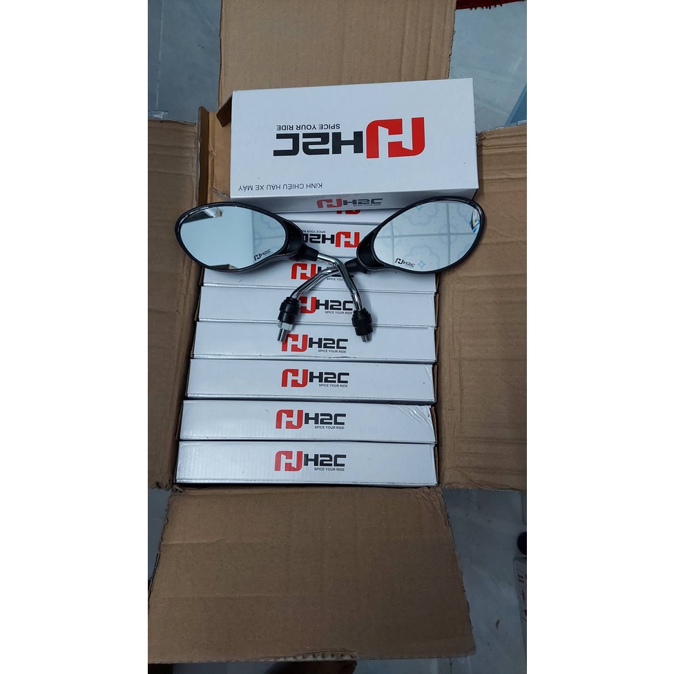 KÍNH GƯƠNG CHIẾU HẬU YAZ H2C 1 CẶP TRÁI PHẢI MÀU TRẮNG