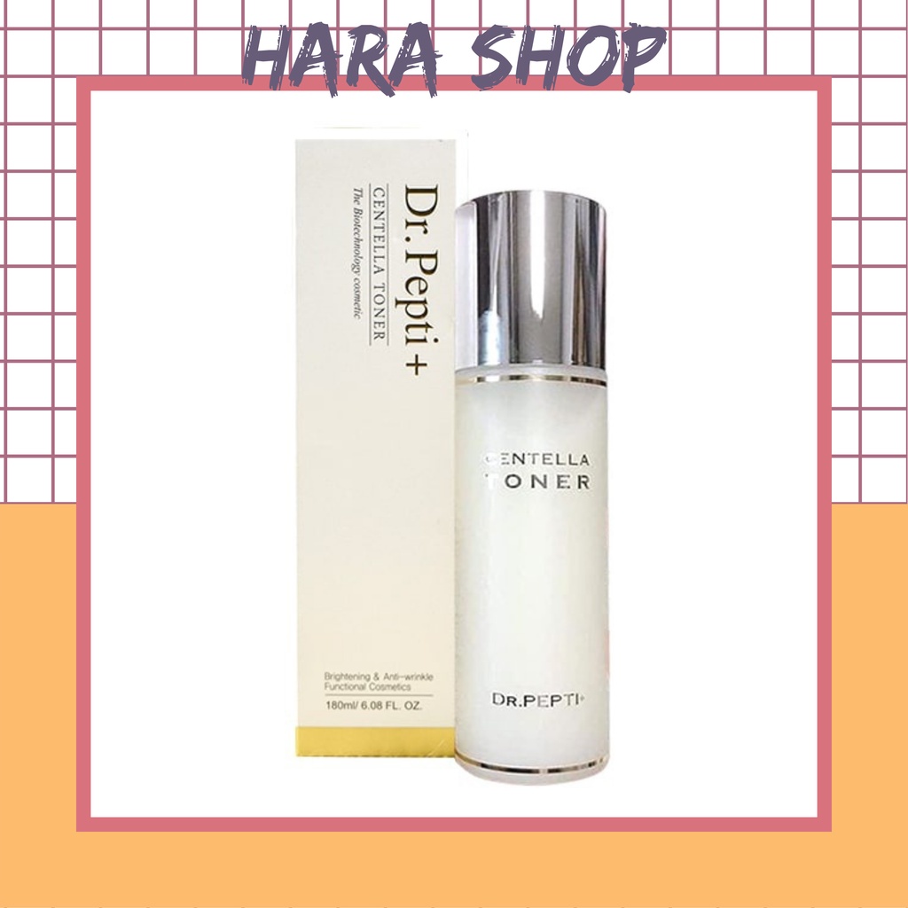 [HÀNG CHÍNH HÃNG]Nước Hoa Hồng - Toner Căng Bóng DR.PEPTI Hàn Quốc 180ml mẫu mới nhất có vòi gấp đôi