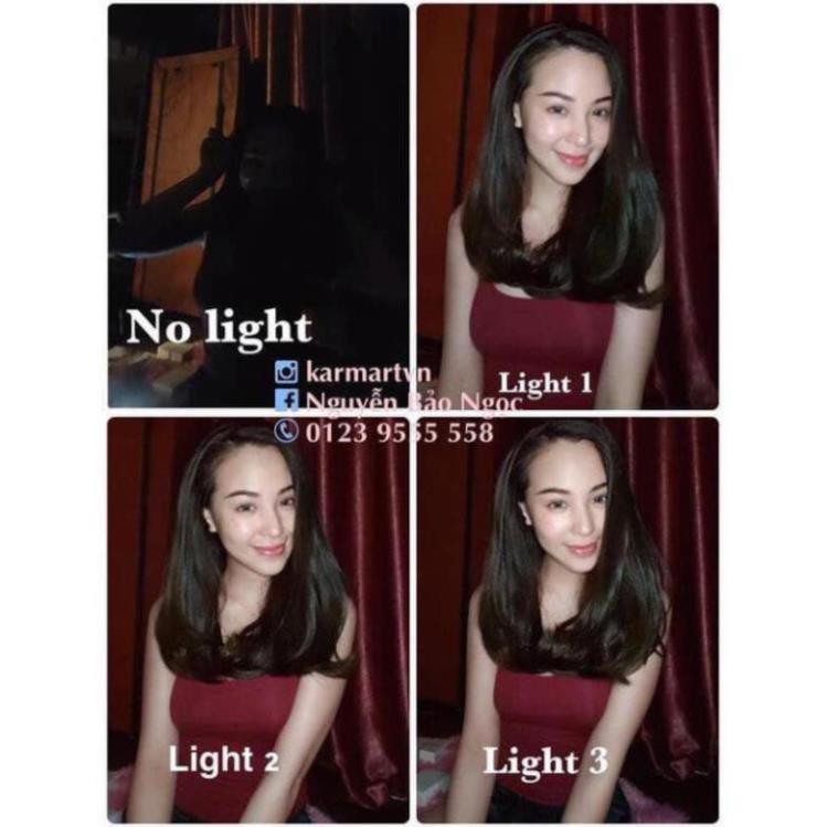 Đèn Led Trợ Sáng Selfie Tự Sướng RK14 Có Kẹp Đa Năng ,3 Chế Độ Siêu Sáng, Livestream, Quay tiktok, Chụp ảnh,